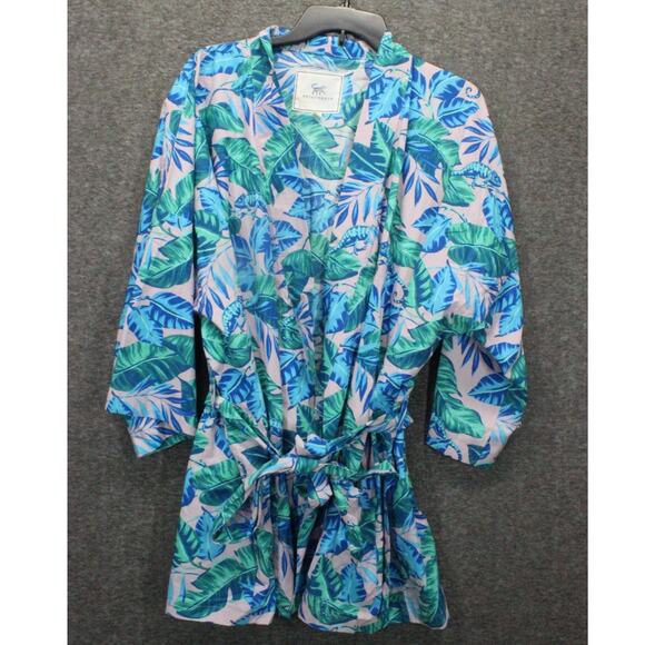 Printfresh Karma Chameleon Pink Green Printed Robe Size L XL - Picture 1 of 5